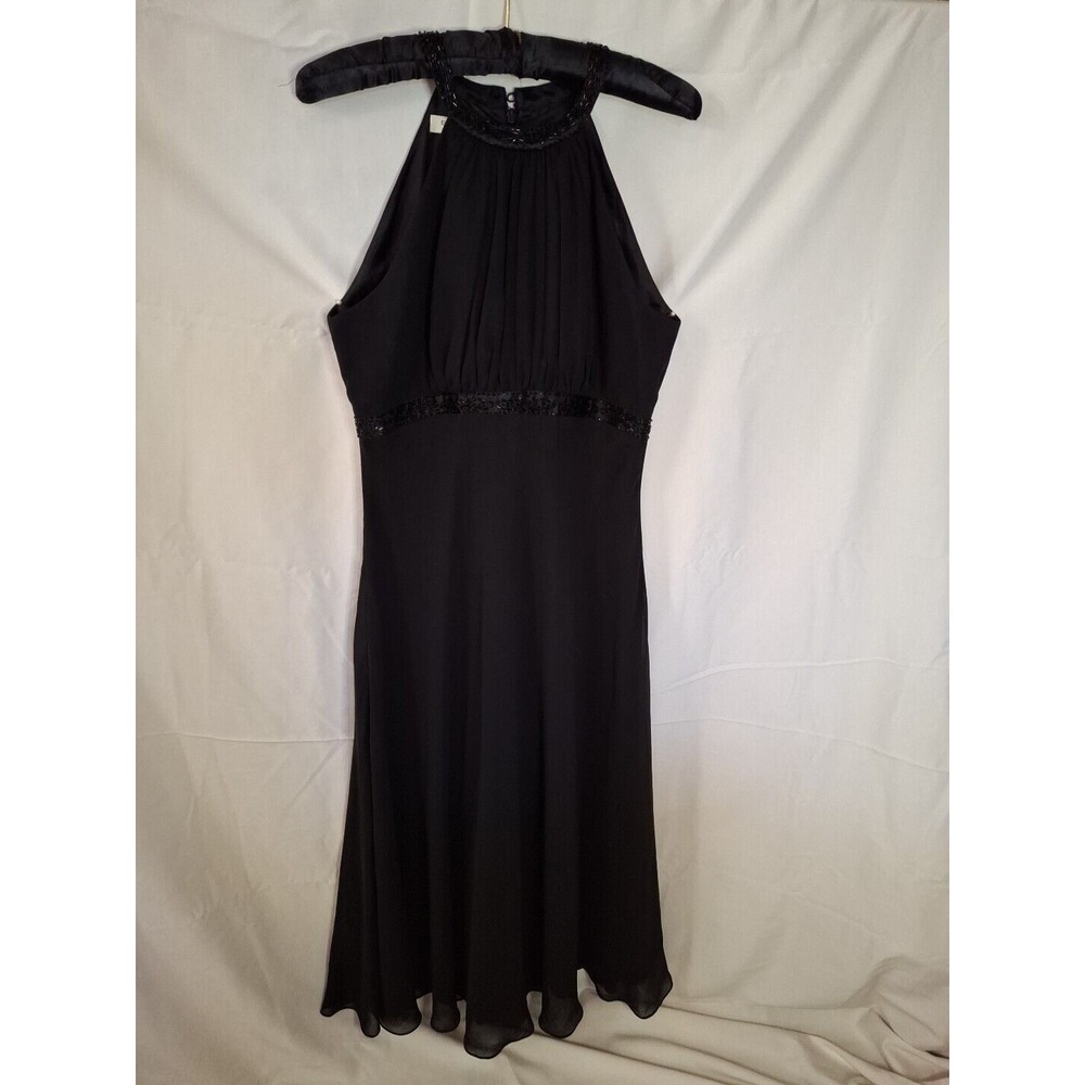 EVAN PICONE A-Line Cocktail Dress Black Size 6 (1456)